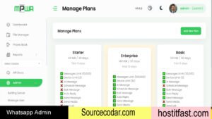 WASender WhatsApp API Admin Panel (Source Code) Advance WhatsApp API With Plan System