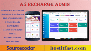 A5 Mobile Recharge Admin Panel (Web Sourcecode)