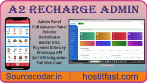 A2 Mobile & DTH Recharge Admin Web Source Code
