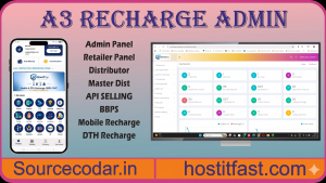 A3 Mobile & DTH Recharge Admin Web Source Code